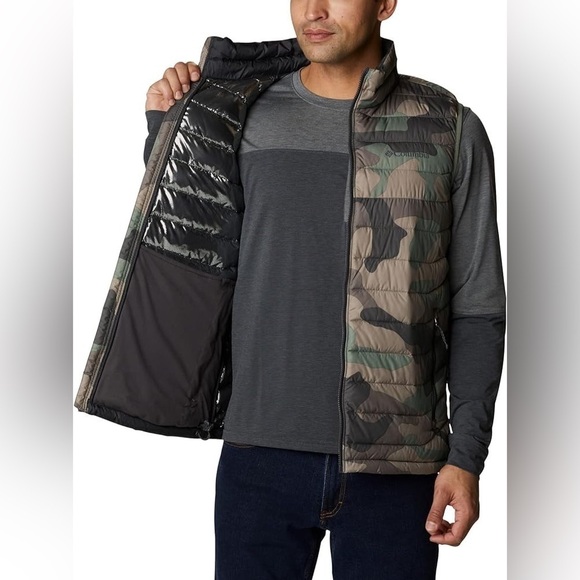 Columbia Mens Powder Lite Vest Camo NWT Size Small - Picture 4 of 9